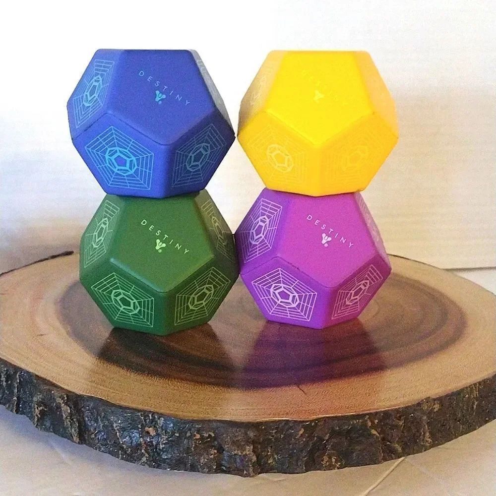 Bungie Merch Destiny 2 Squishy Foam Engram Set of 4 Stress Balls